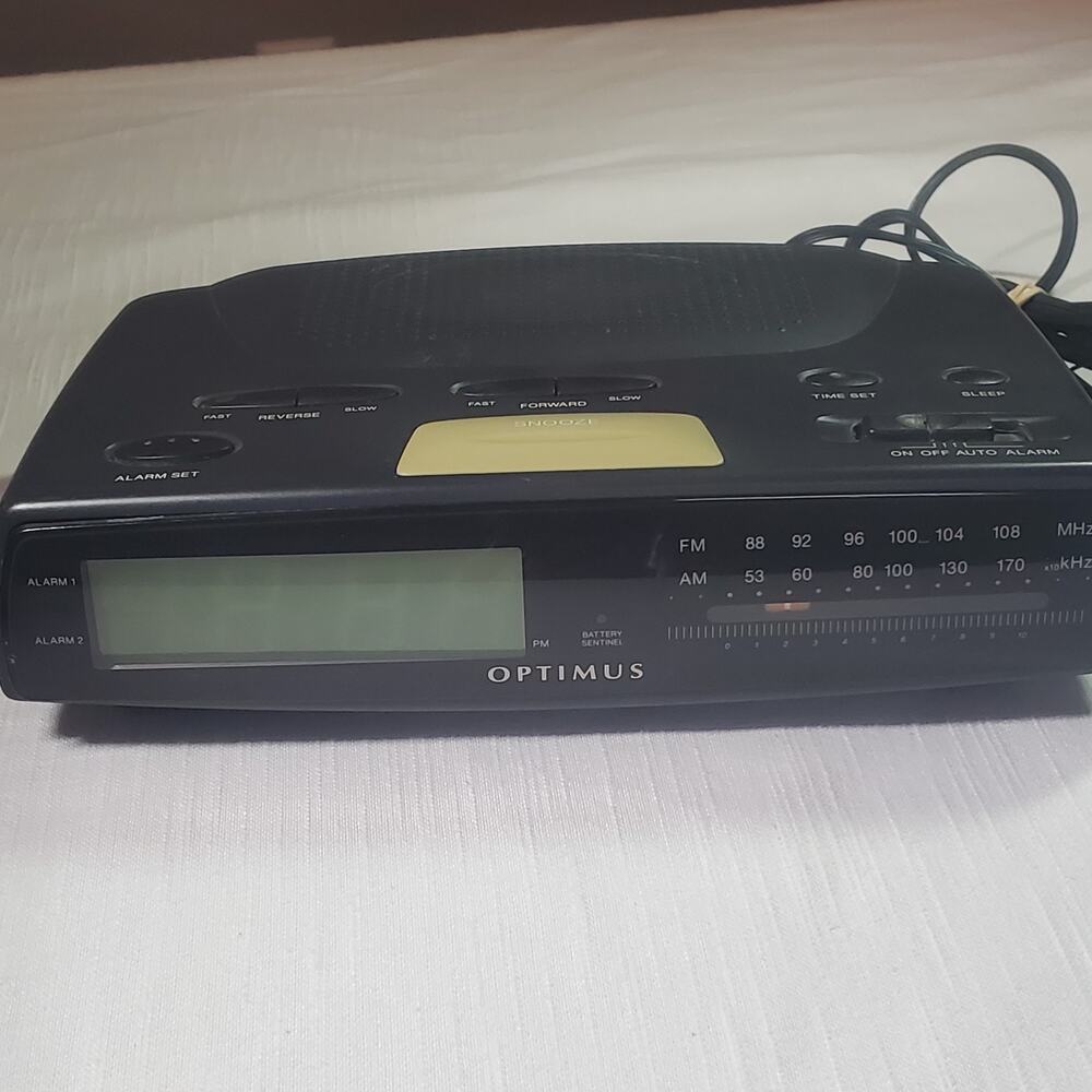 Optimus Alarm Clock Model CR-320